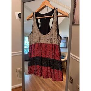DKNY Vintage Sequins Glitter‎ Tank Size Medium